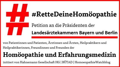 Postkartenaktion #RetteDeineHomöopathie-Zusatzbezeichnung